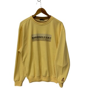 vintage 90s kangol sports sweatshirt big logo jumper spellout logo large mens size