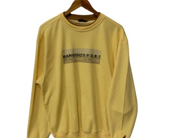 Vintage 90er Jahre Kangol Sweatshirt großes Logo Sweatshirt große Herrengröße