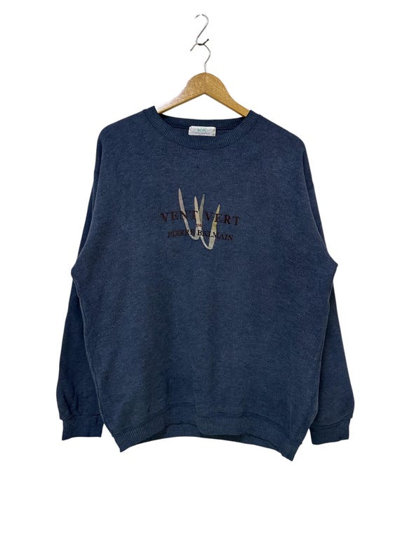 Balmain, vintage vent vent pierre balmain sweatshirt big logo jumper pullover