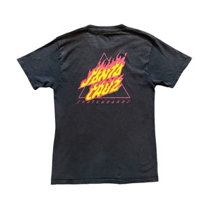 Vintage Santa Cruz Skate Shirt 90s Distressed Graphic Tee
