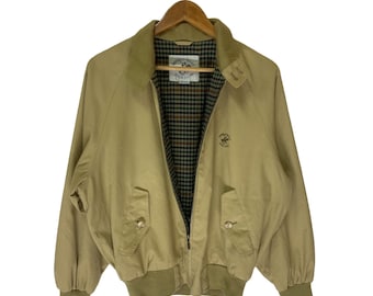 Vintage Mcgregor Harrington Jacket Mens Jacket England Style Vintage Mcgregor Harrington Jacket Mens Jacket England Style