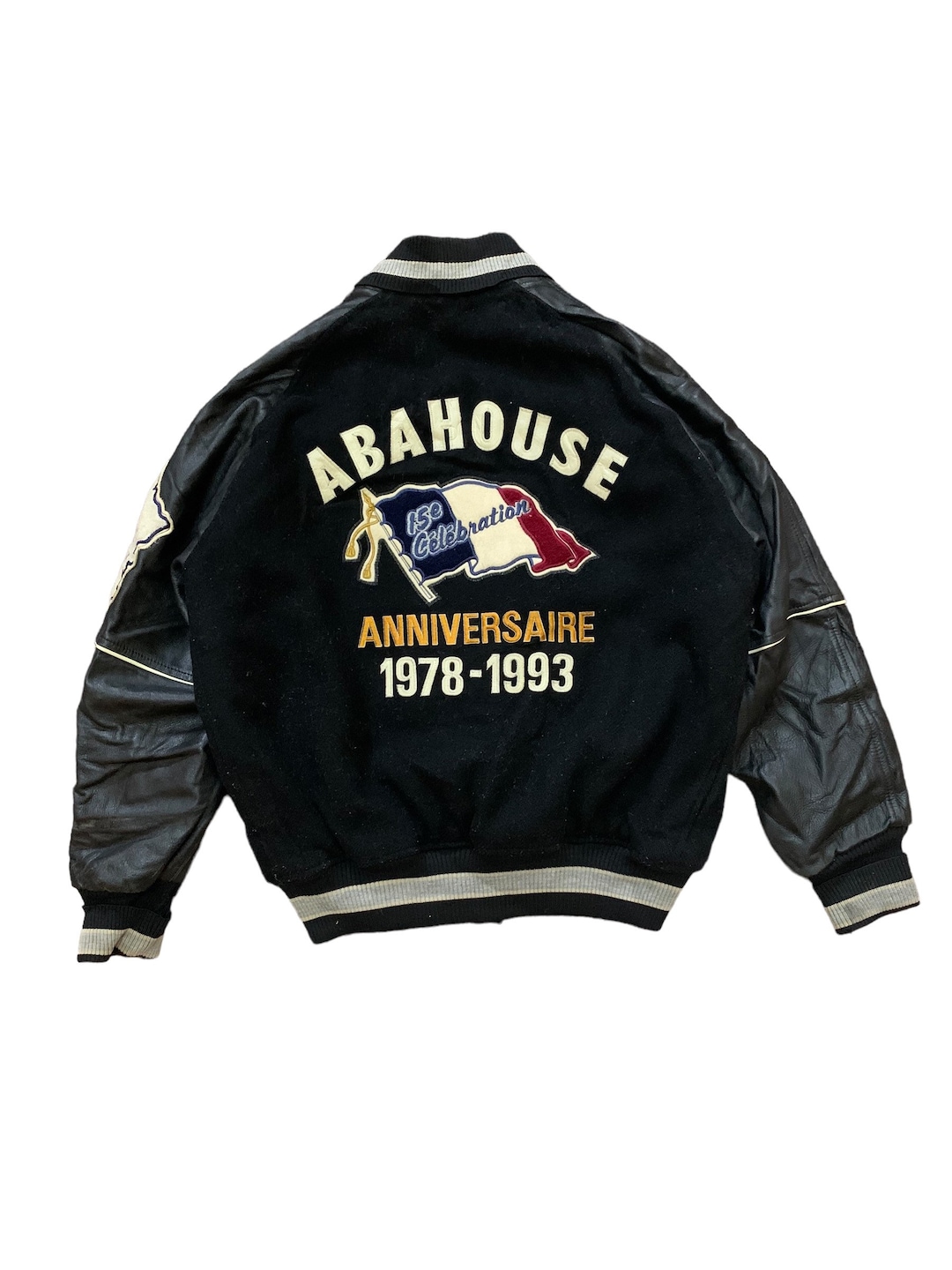 Vintage 90s Abahouse Varsity Jacket Anniversary Big Logo Vintage 90s Abahouse Varsity Jacket Anniversary Big Logo