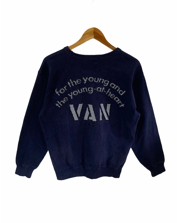 vintage 90s van jac streetwear sweatshirt jumper … - image 1