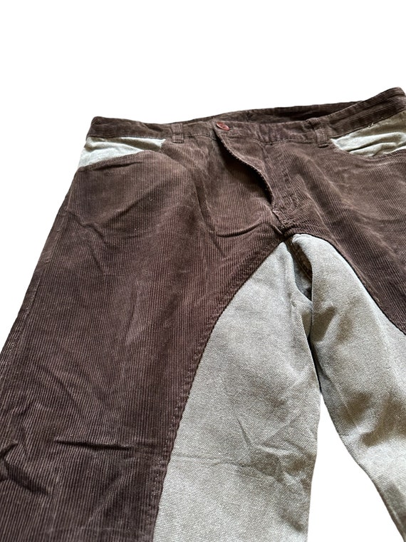 vintage corduroy pants custom rare design - image 3