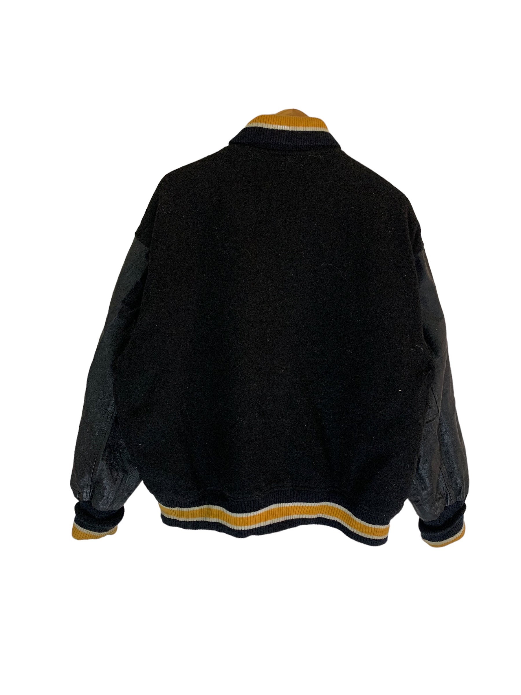 Vintage Suntory Malts Beer Varsity Jacket Leather Wool Jacket Etsy