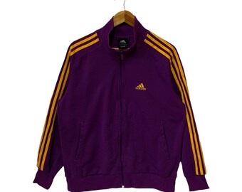 adidas jacket purple