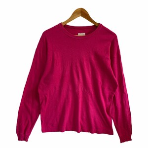 vintage 90s united colors of benetton made in italy medium size long sleeves pink sweatshirt jumper pullover