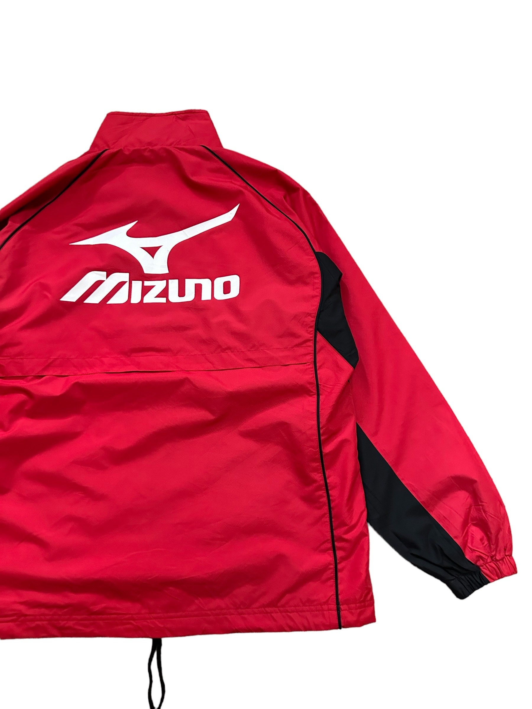 Vintage Mizuno Light Jacket Windbreaker Big Logo Japan