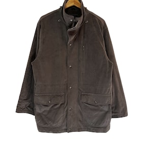 vintage gianni valentino velvet suede jacket zipper snapbutton double pocket coat