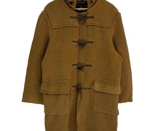 ジャケット・アウター GLOVERALL Made in England Duffle Coat Gloverall Mens Duffle Coat Navy Blue Color Size Small Made