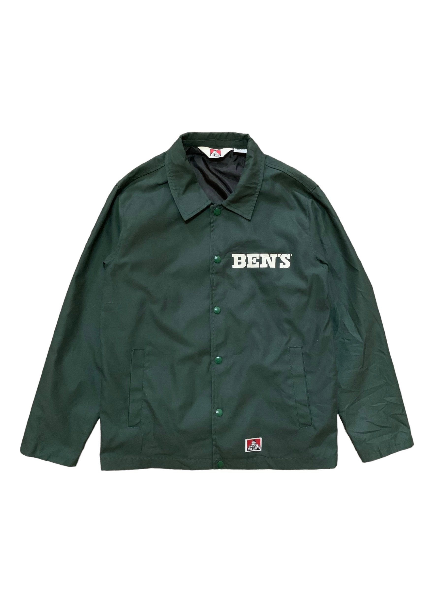 Vintage Ben Davis Worker Workwear Jacket Snapbutton Big Logo Etsy