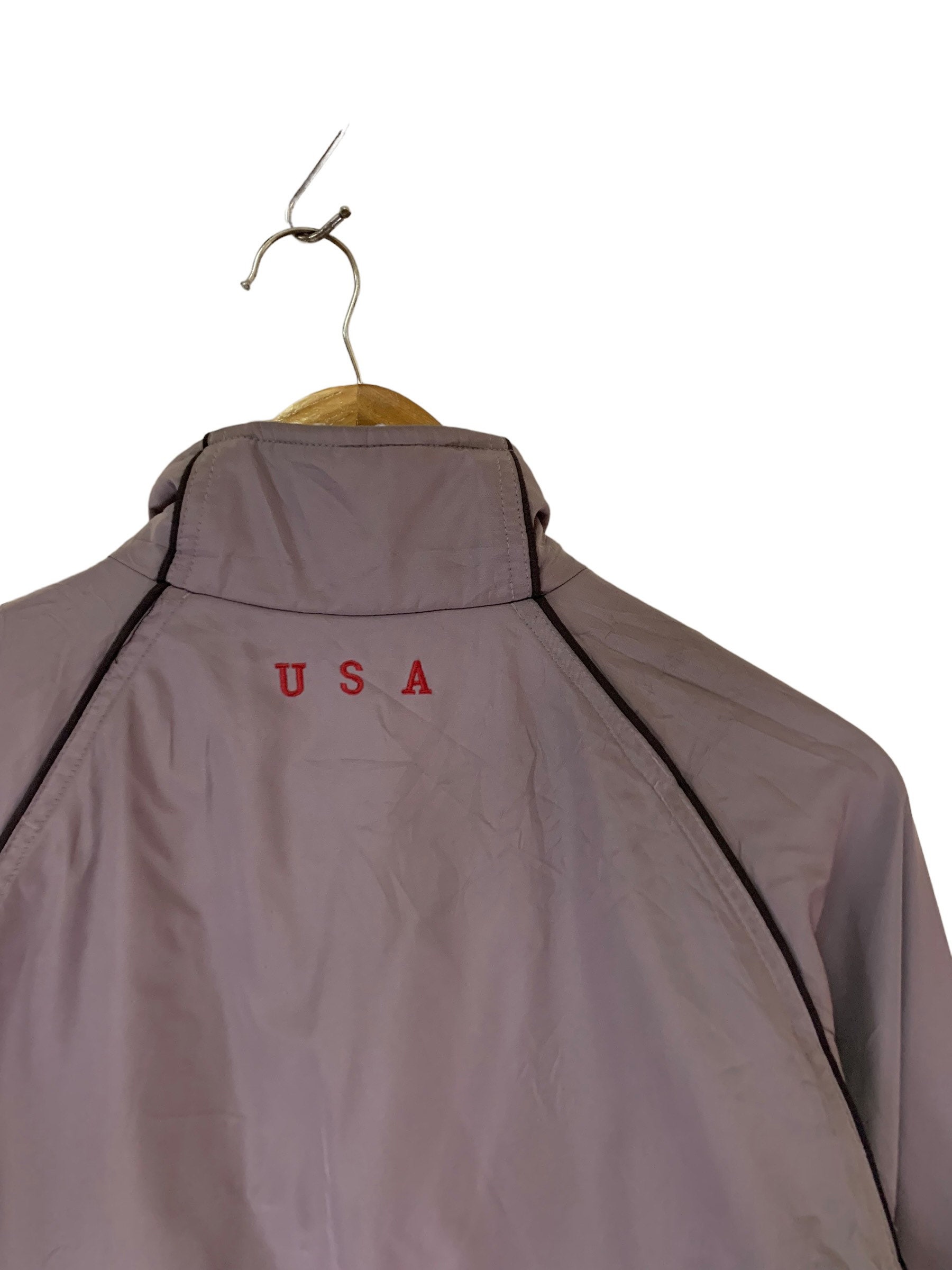 Vintage 90s First Down Windbreaker Jacket Fleece Lined Vintage 90s First Down Windbreaker Jacket Fleece Lined