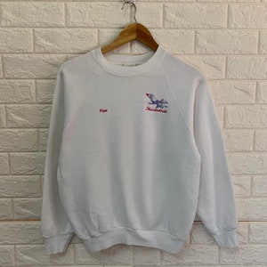 vintage 90s usaf thunderbirds sweatshirt jumper pullover fruit of the loom