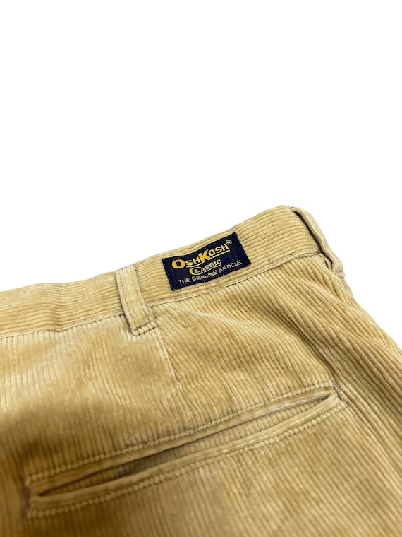 Vintage Oshkosh Mens Corduroy Pants Japanese Brand Baggy