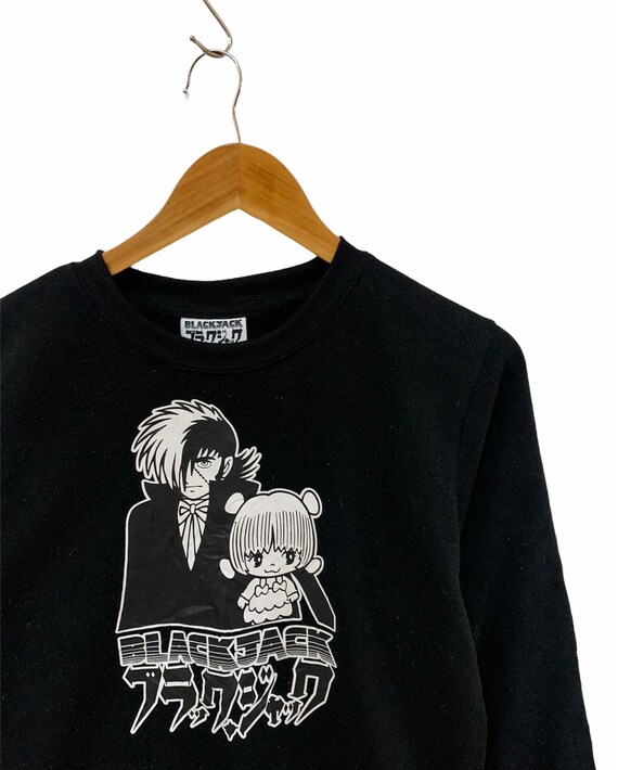 vintage anime sweatshirt anime series manga blackj