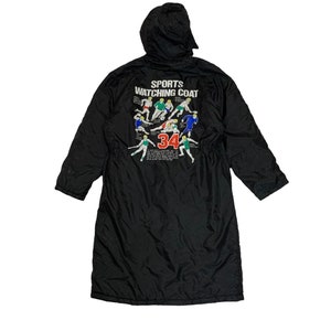 vintage extreme cold jacket winter session big logo sports watching coat