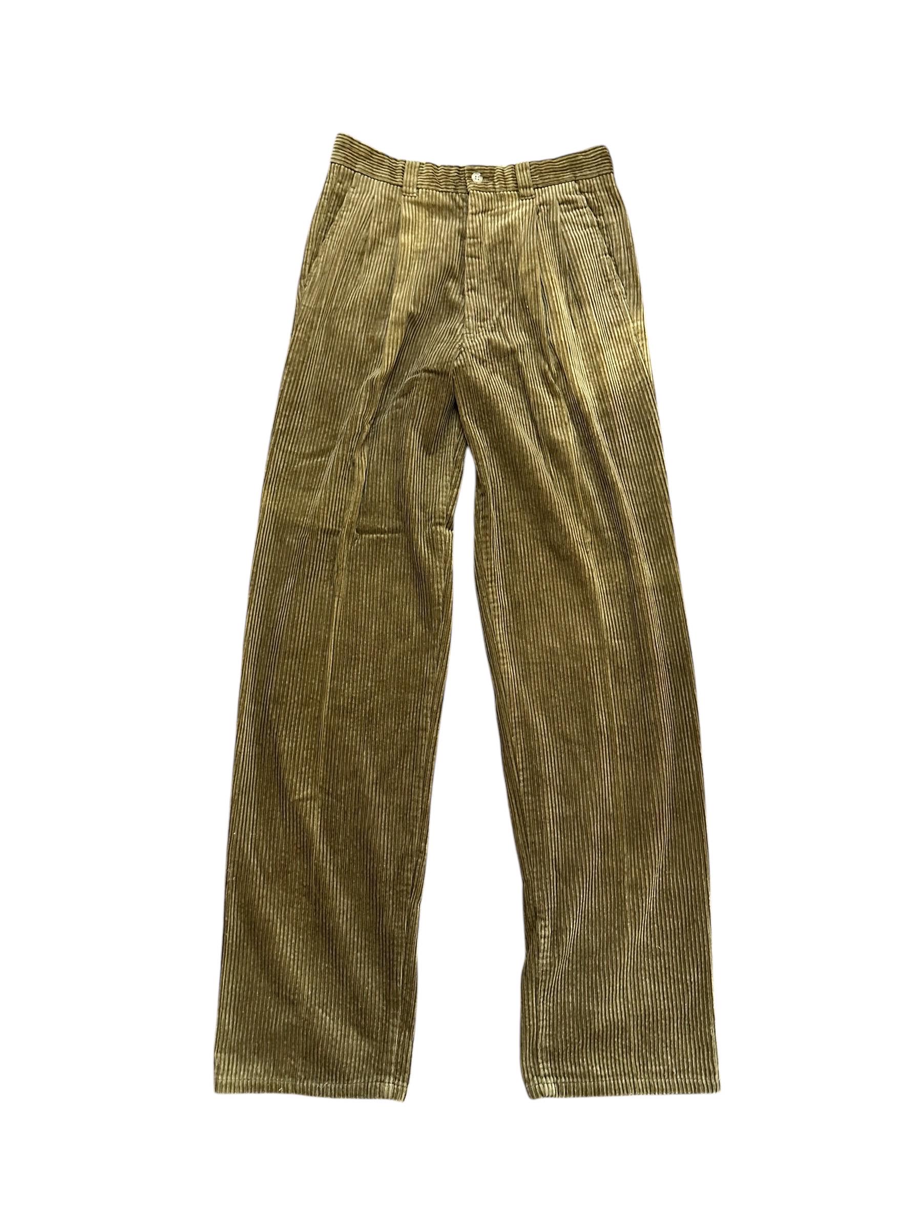 【80s】Euro Vintage Corduroy Trousers Opti Vintage 80s Union Made Drake Corduroy Pants Mens 40x32