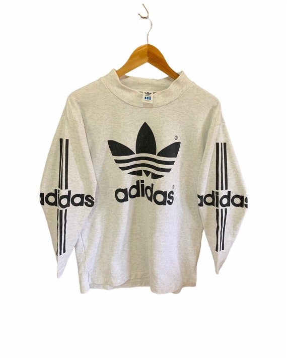 Vintage 90s adidas big logo jumper pullover adidas España