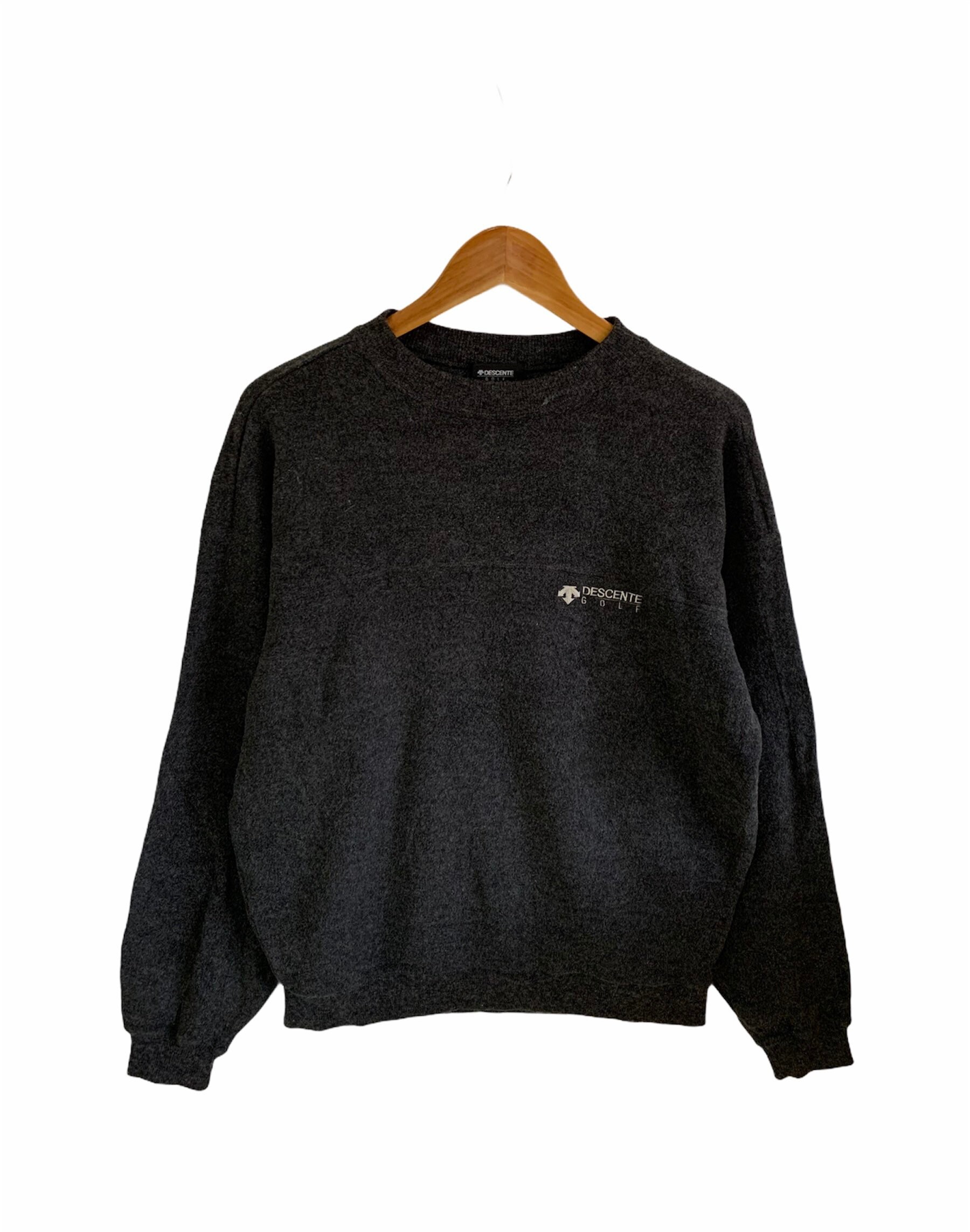 Vintage 90s Descente Golf Sweatshirt Small Logo Embroidery Jumper Pullover Sports Sweatshirt Crewneck Mens Medium Size Etsy