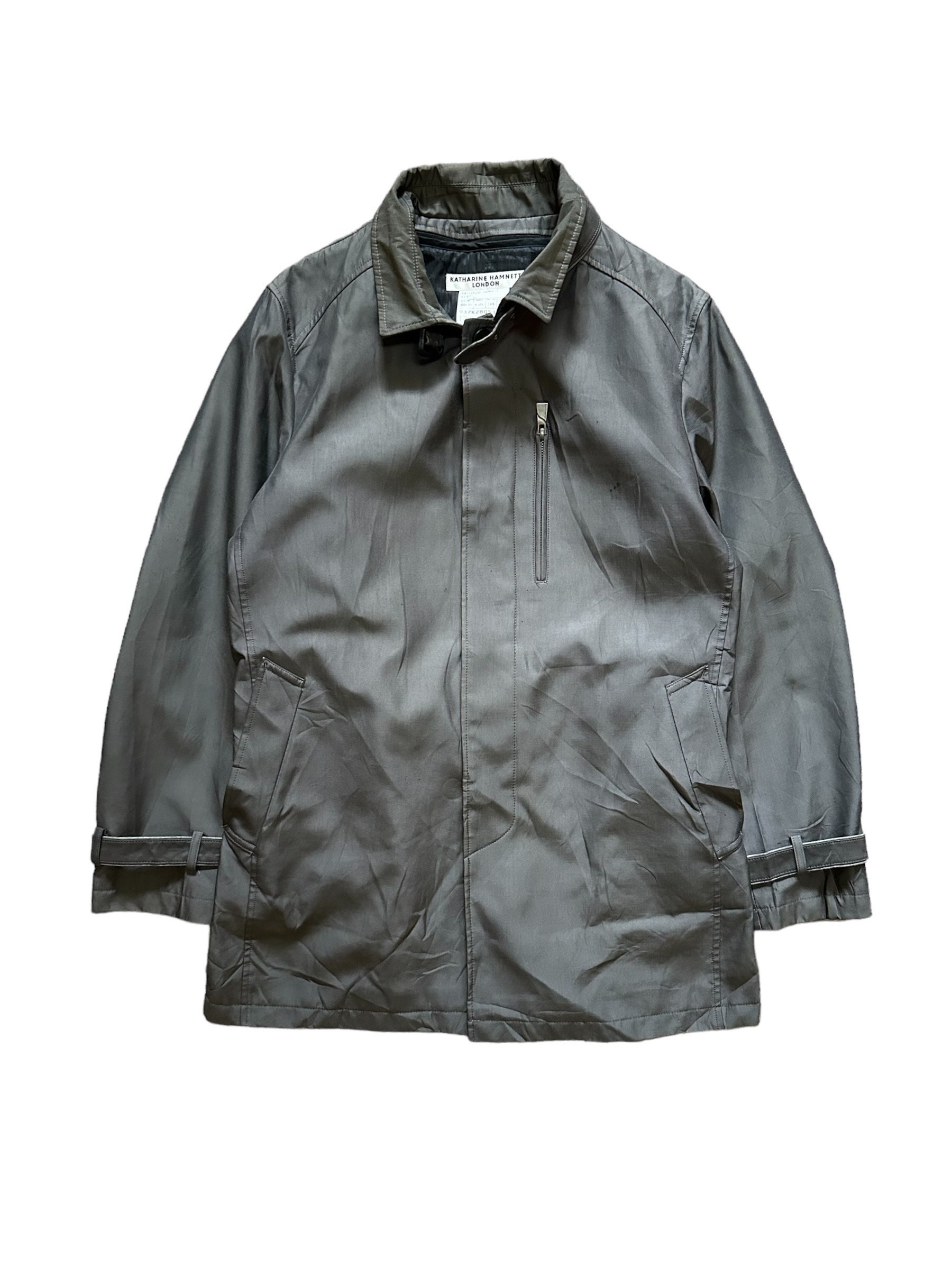ジャケット・アウター KATHARINE HAMNETT LONDON fade middlecoat Vintage Katharine Hamnett London Goat Skin Blouson Jacket