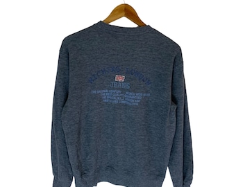 vintage michiko london jeans sweatshirt big logo jumper pullover