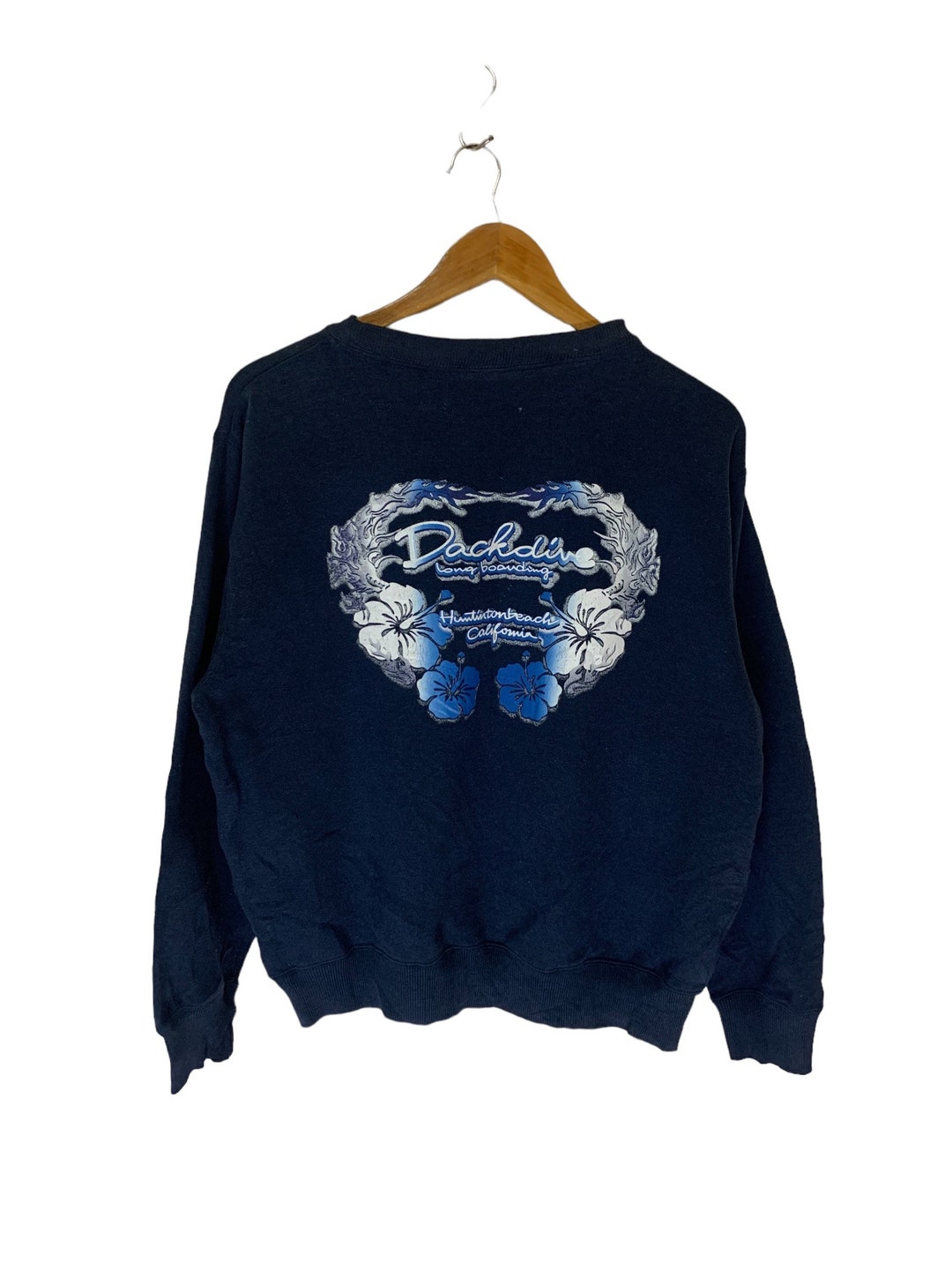 Vintage 90s Dig Deep Sweatshirt Big Logo Surf Sweatshirt