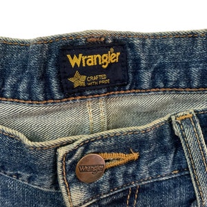 vintage wrangler distress denim