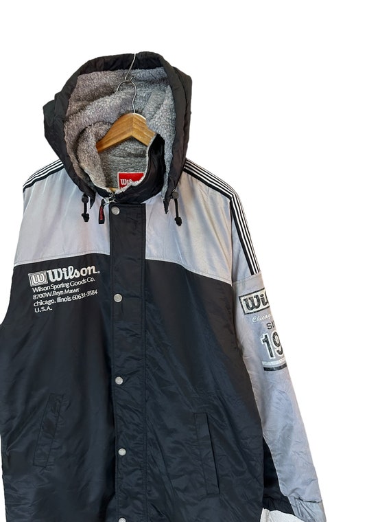 ヴィンテージ 90 年代 ウィルソン パーカー ジャケット ビッグ ロゴ  