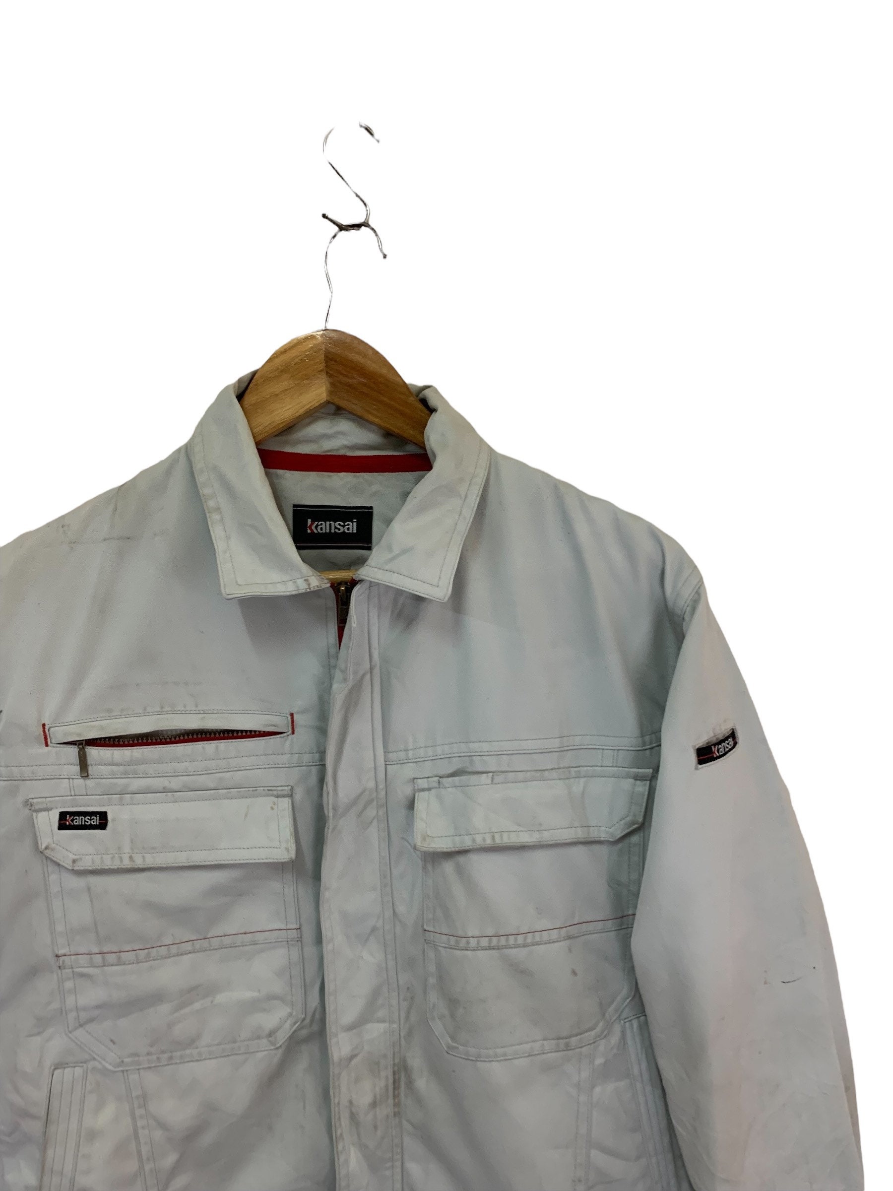 Vintage Kansai Workwear Jacket Multipocket Japanese Brand Vintage Kansai Workwear Jacket Multipocket Japanese Brand