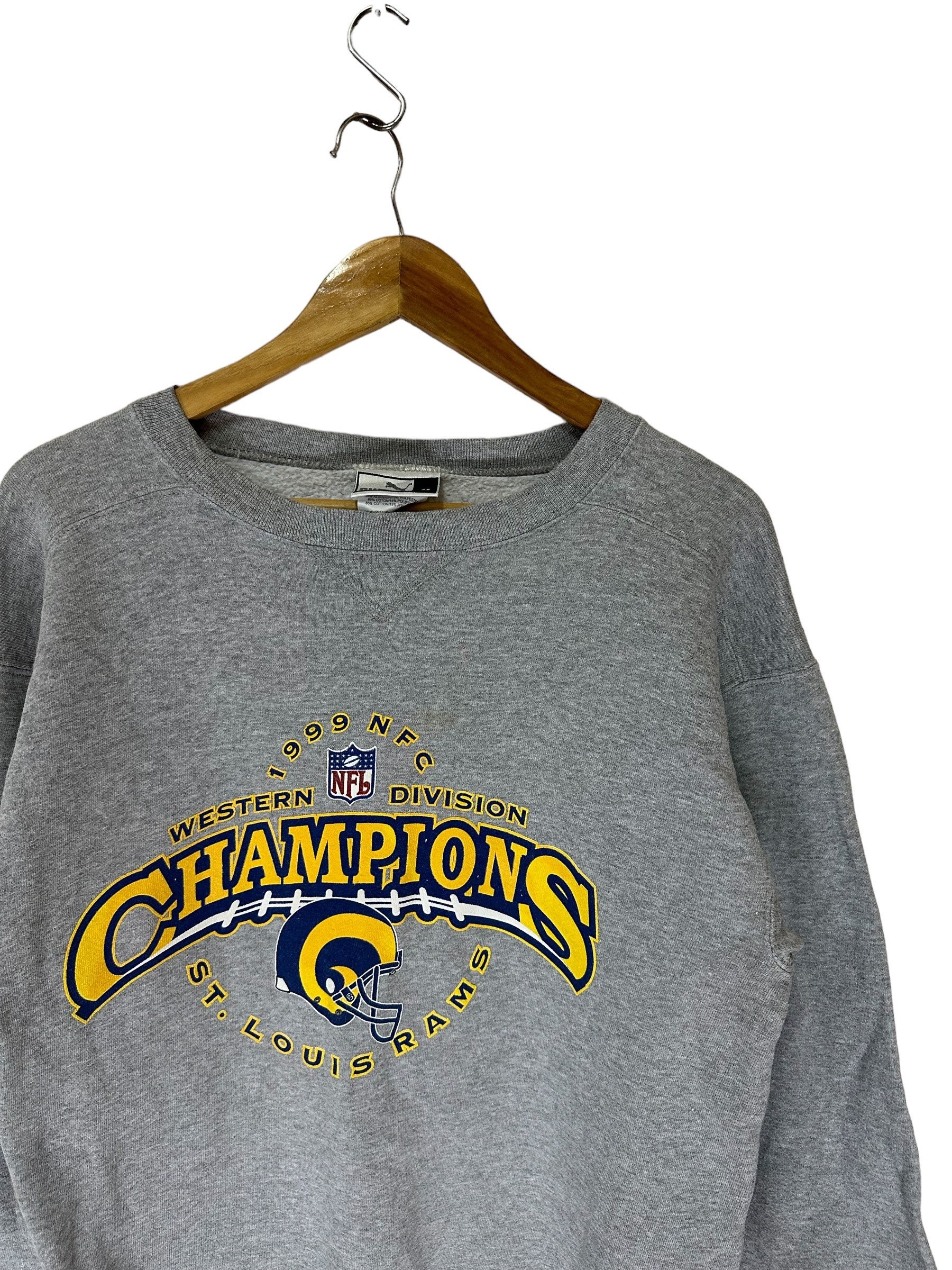 Vintage 90s Puma Nfl Sweatshirt St Louis Rams 1999 Nfl