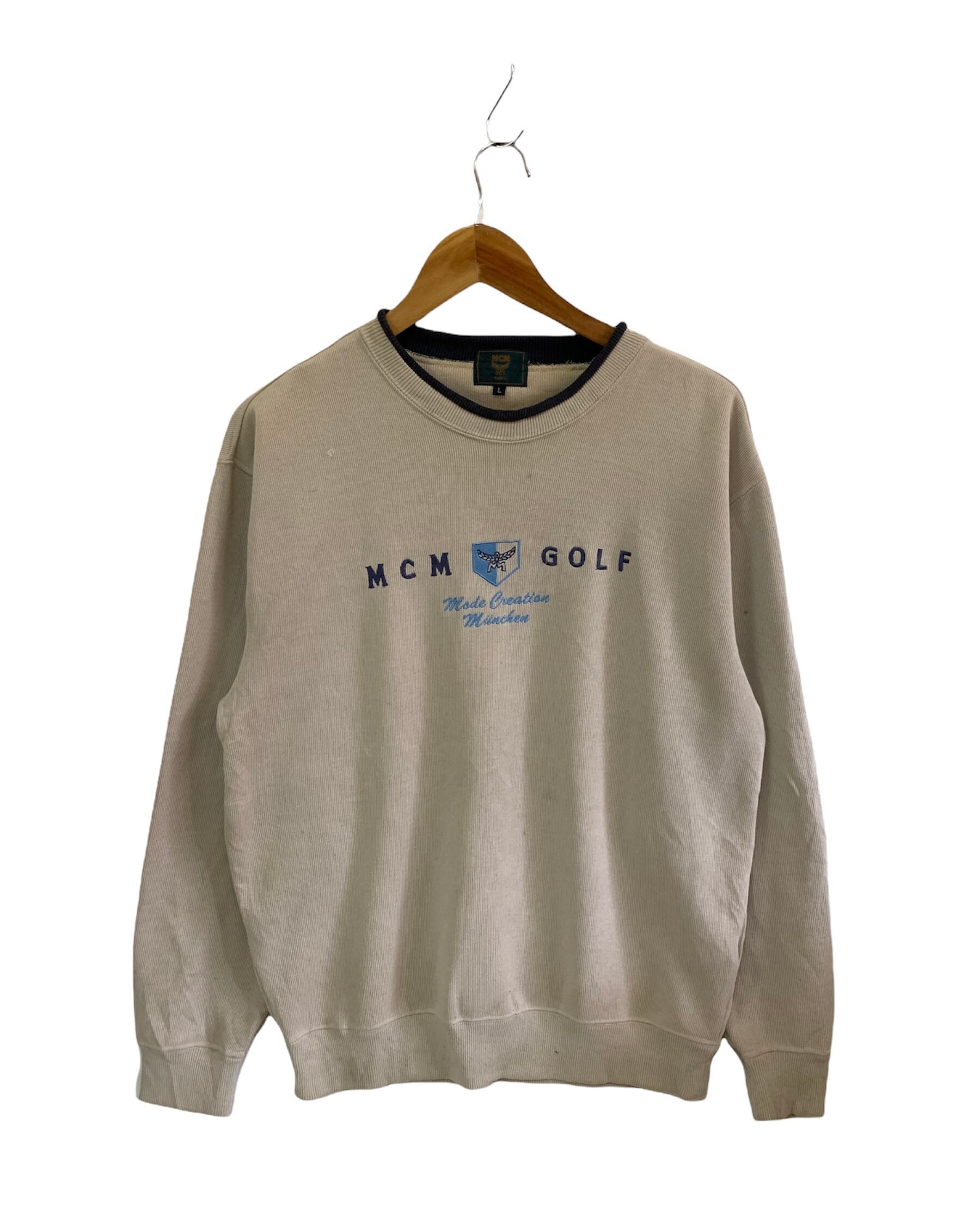 Vintage 90s Mcm Golf Sweatshirt Jumper 