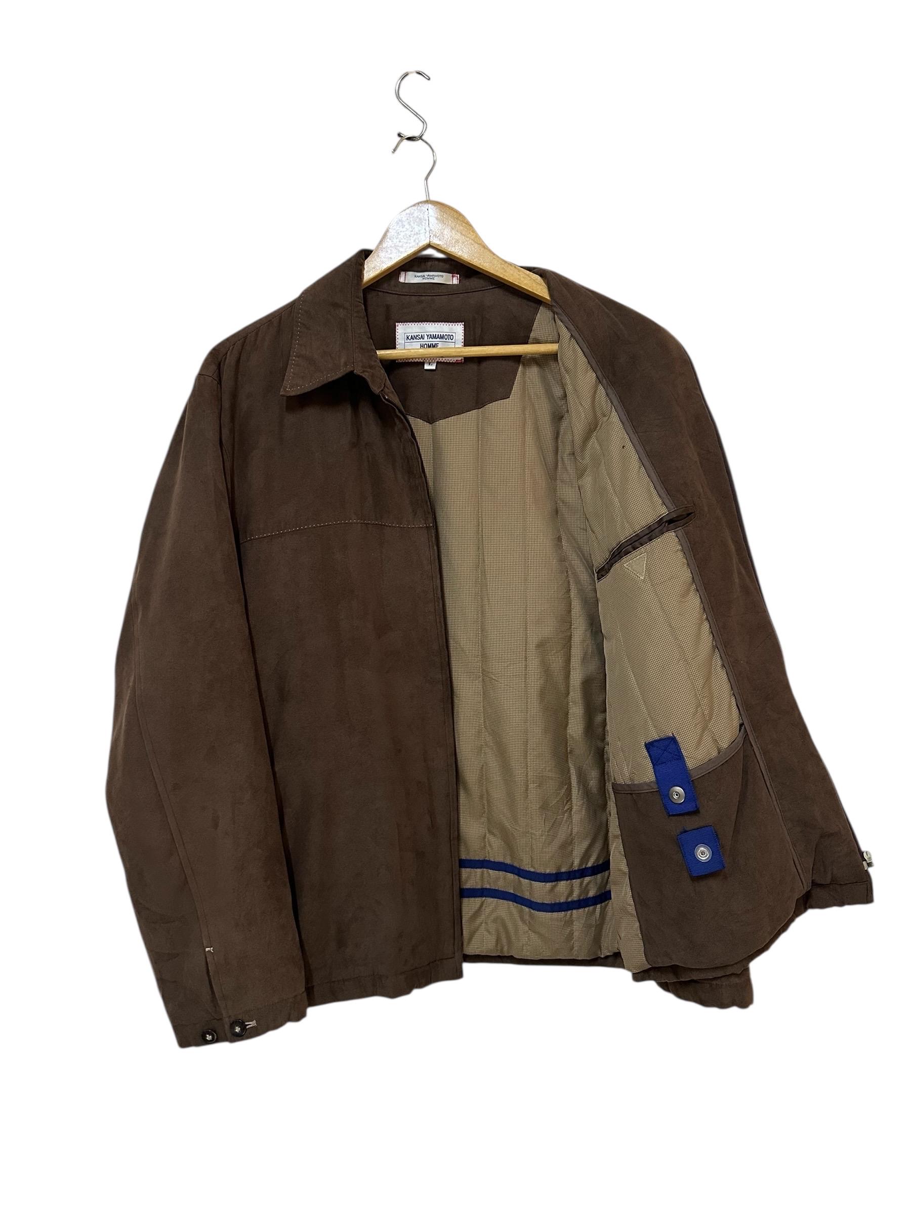 Vintage 90s Kansai Yamamoto Homme Velvet Jacket Full Zipper Large