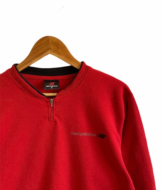 Red new balance quarter zip shop
