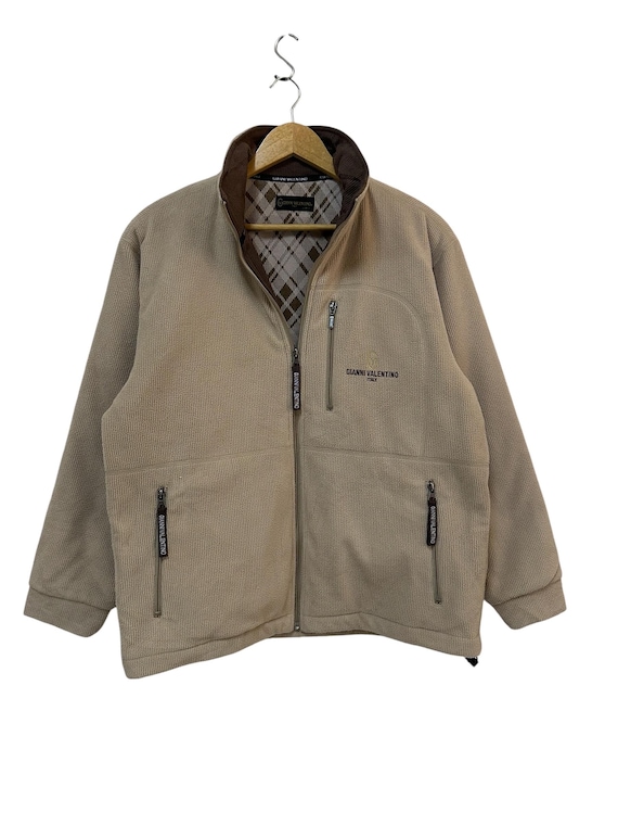 Valentino, vintage gianni valentino corduroy jacket full zipper