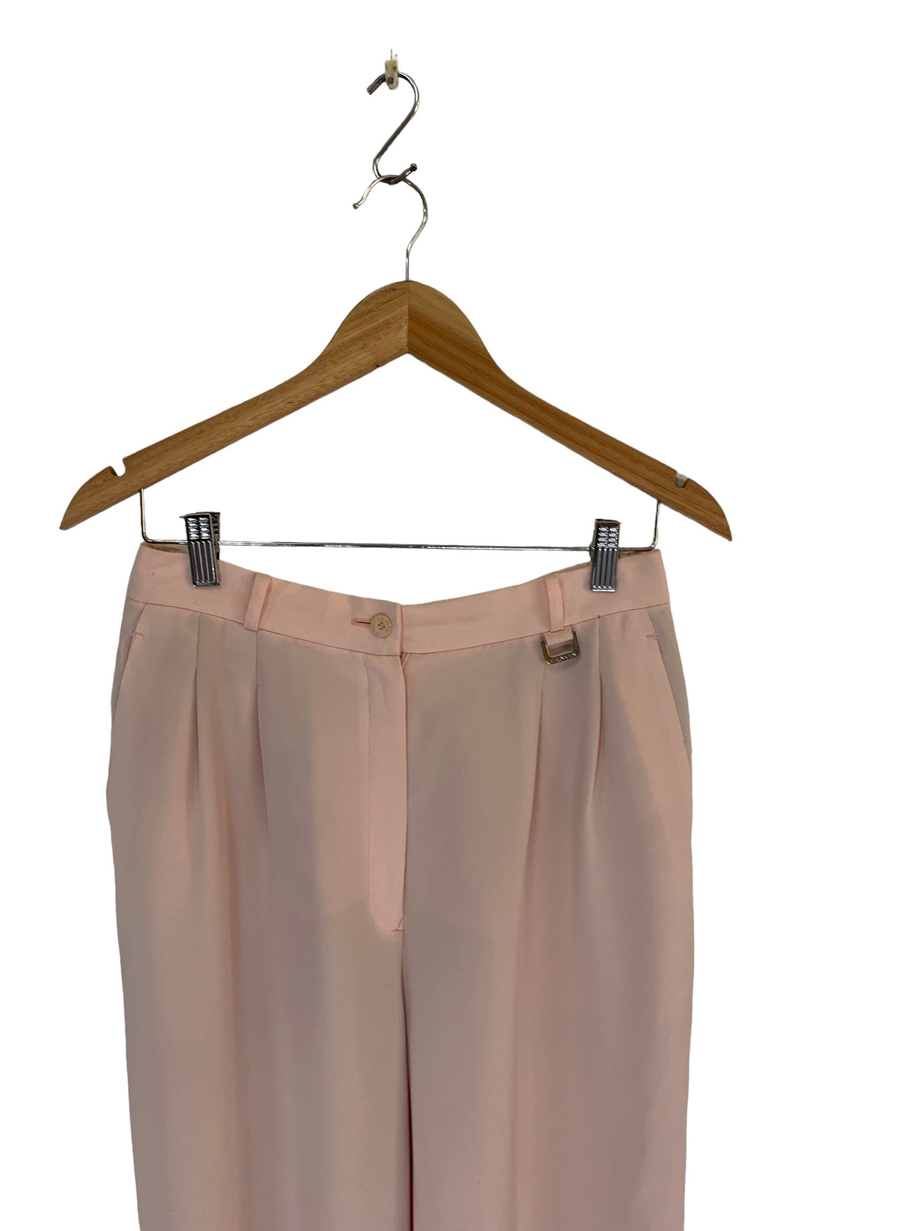 Vintage 90s Lanvin Women Pants Slacks Pink Japan - Etsy