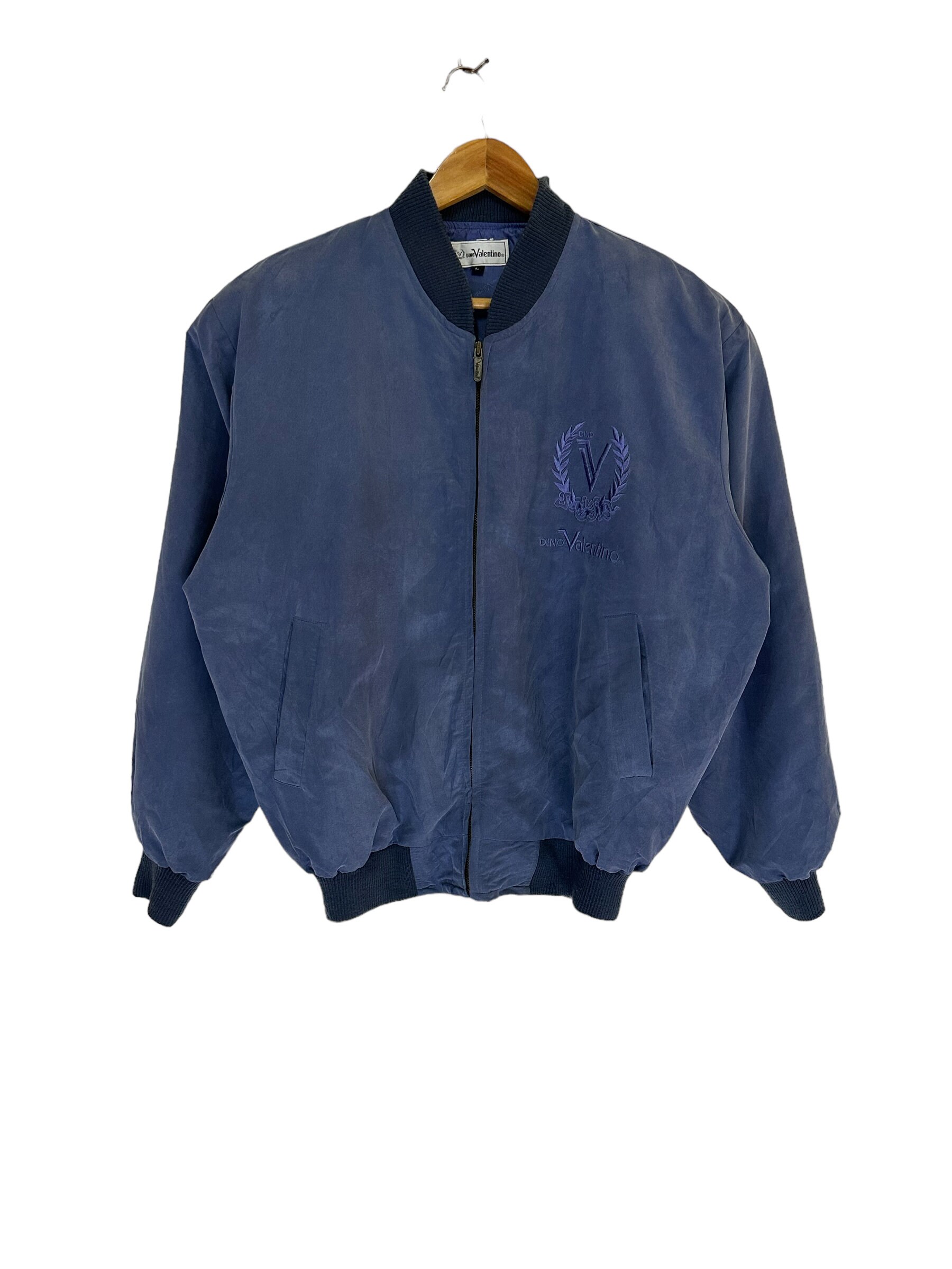 VALENTINO 25SS ジャケット ブルー系 Made In Italy VALENTINO GARAVANI - Chez Valentino bomber | Leam Roma