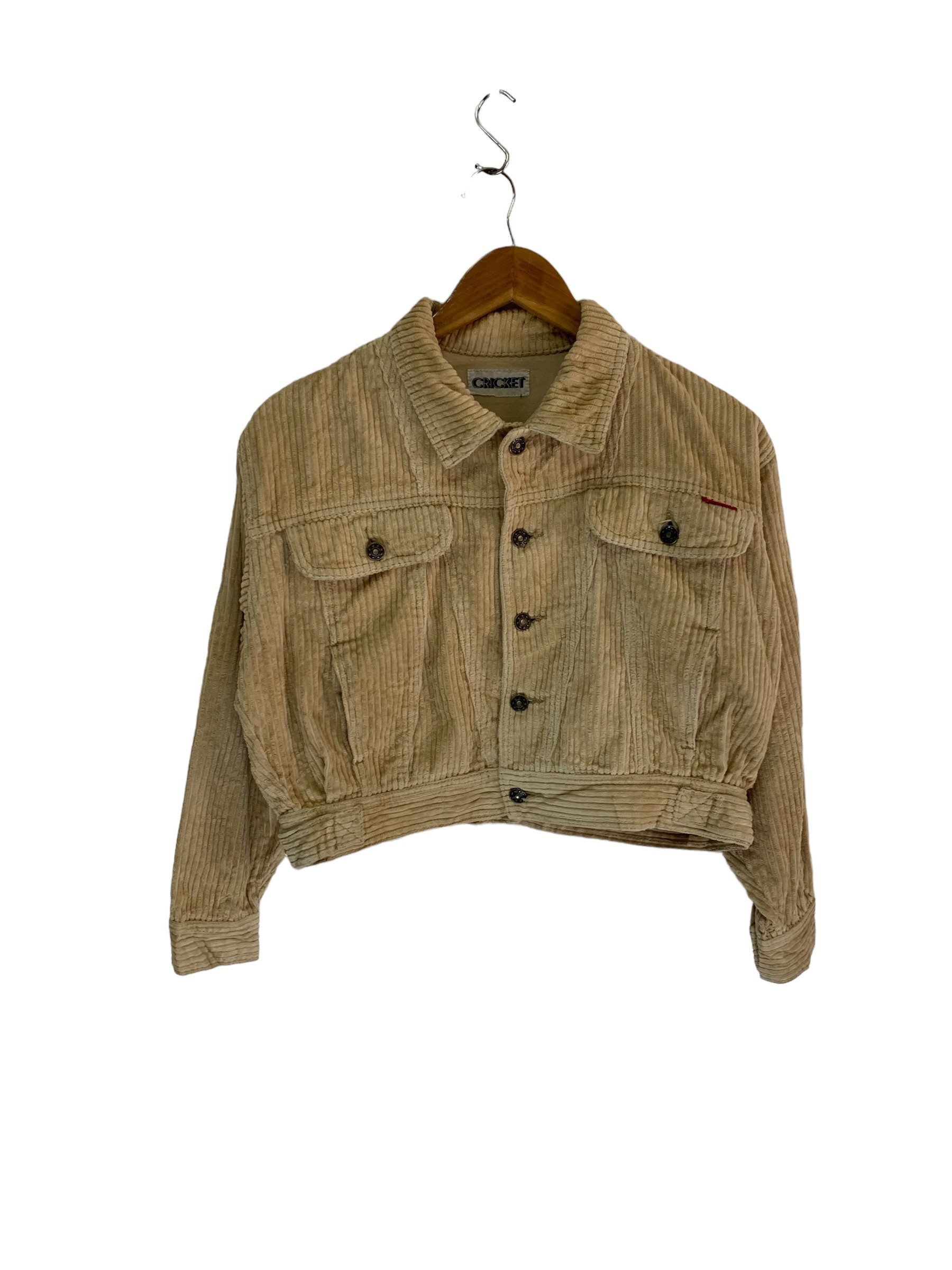 Zara cropped cheap corduroy jacket