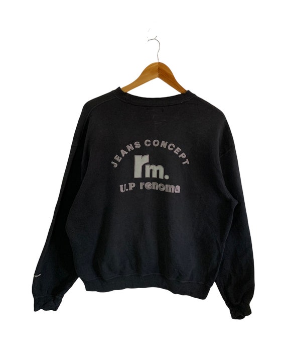 Vintage 90s up Renoma Sweatshirt Big Logo Jumper Pullover Vintage 