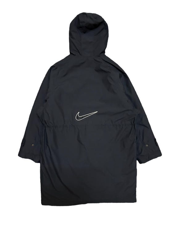 Vintage 90s Nike Swoosh Parka Jacket Winter Big Logo - Etsy