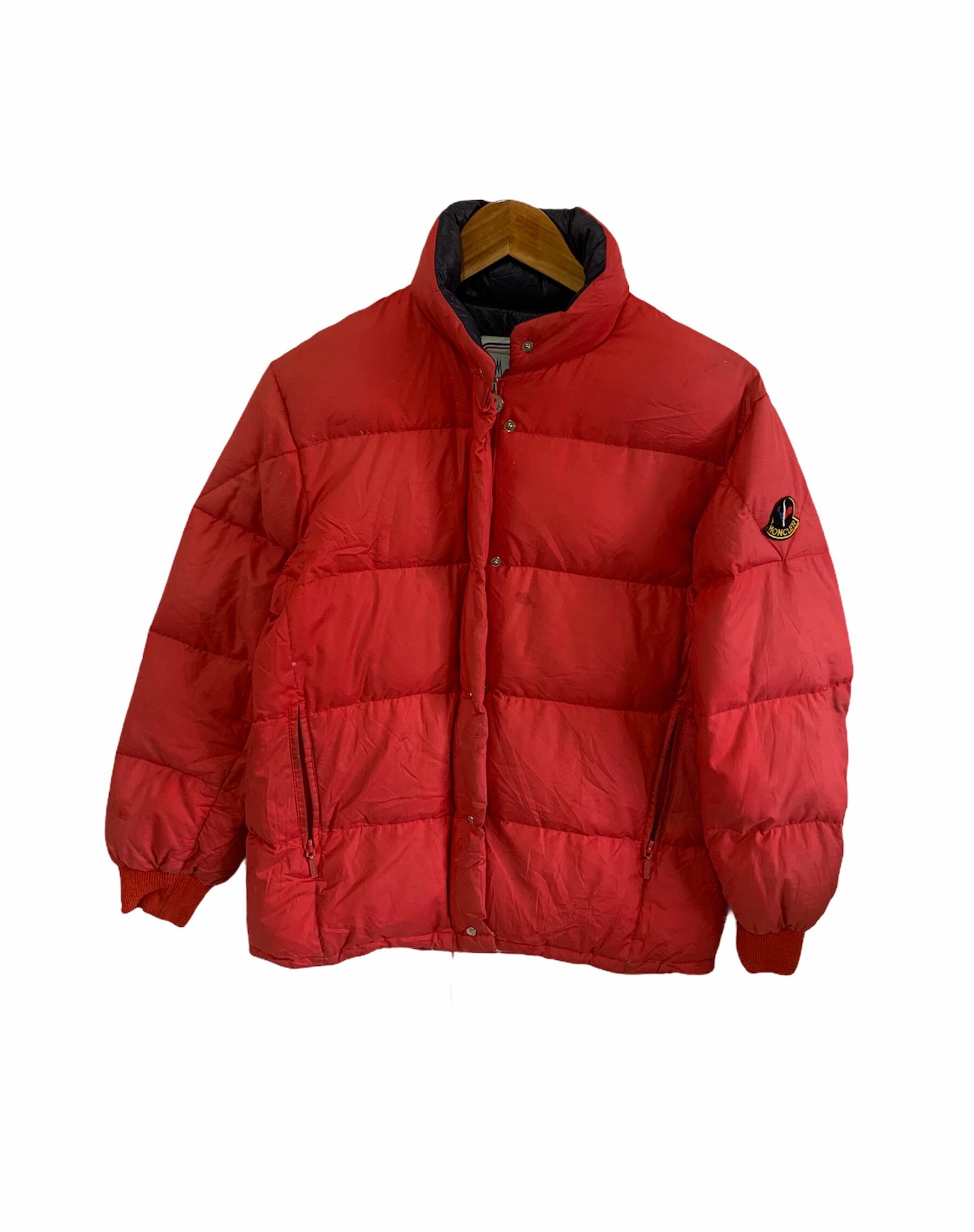 Vintage 80s moncler x asics puffer chaqueta full zip chaqueta | Etsy