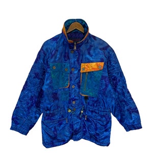vintage 90s estero ski jacket multicolour ski jacket large size