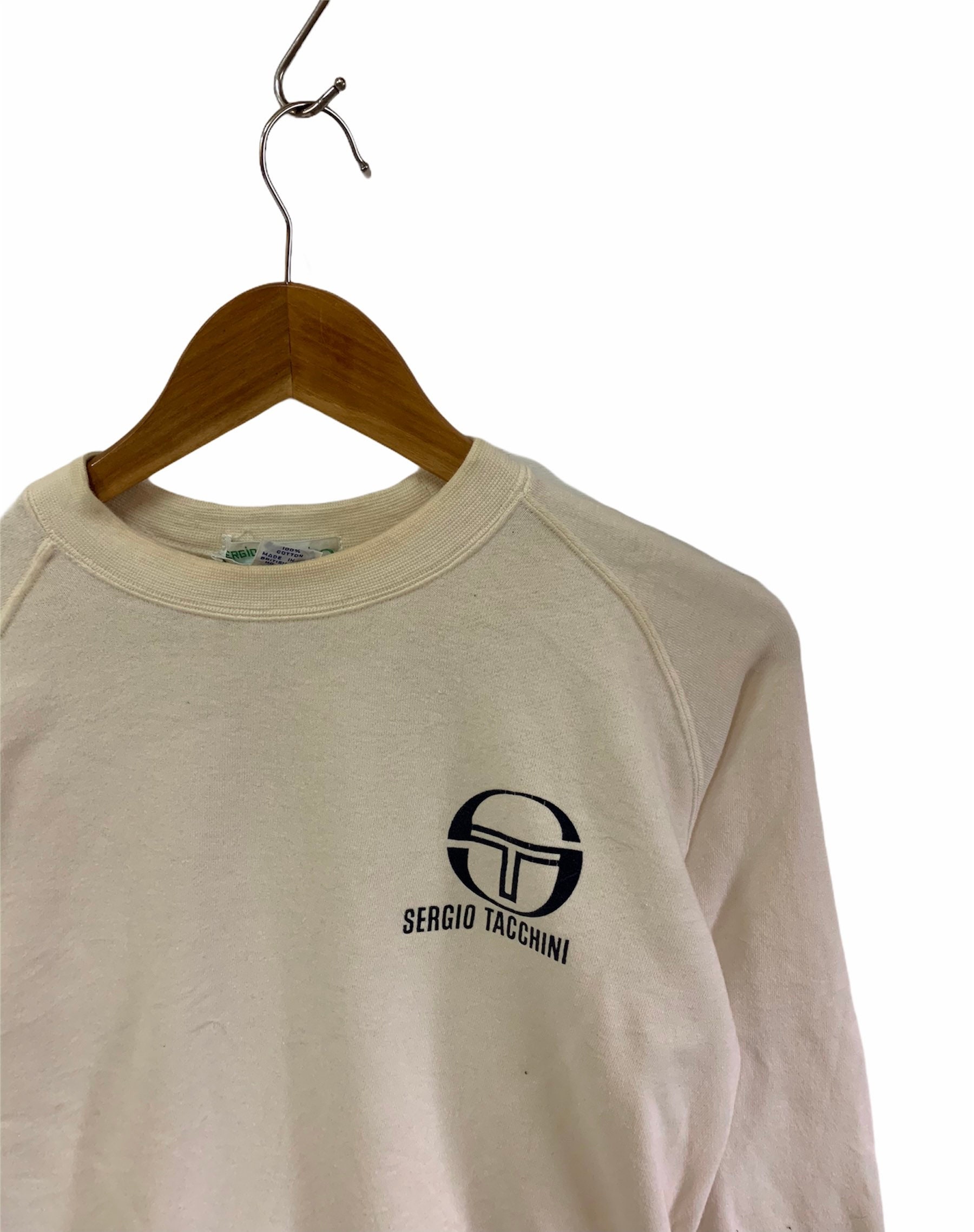 Vintage Sergio Tacchini Sweatshirt Small Logo Jumper Pullover