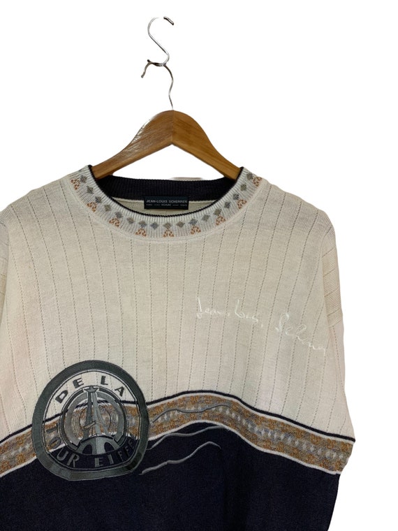 vintage 90s jean louis scherrer sweatshirt jumper… - image 2