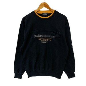 vintage 90s dunlop motorsports sweatshirt spellout logo jumper pullover large size