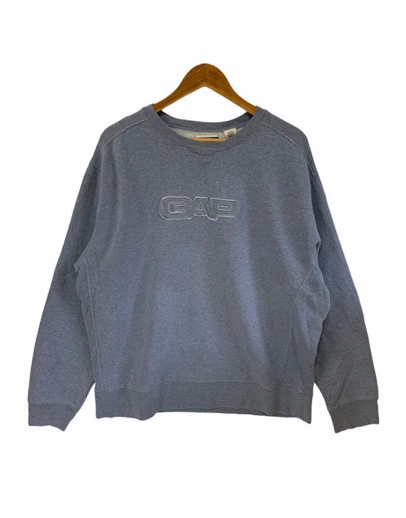 Vintage Gap Sweatshirt Oversized Big Logo Embroidery Logo - Etsy