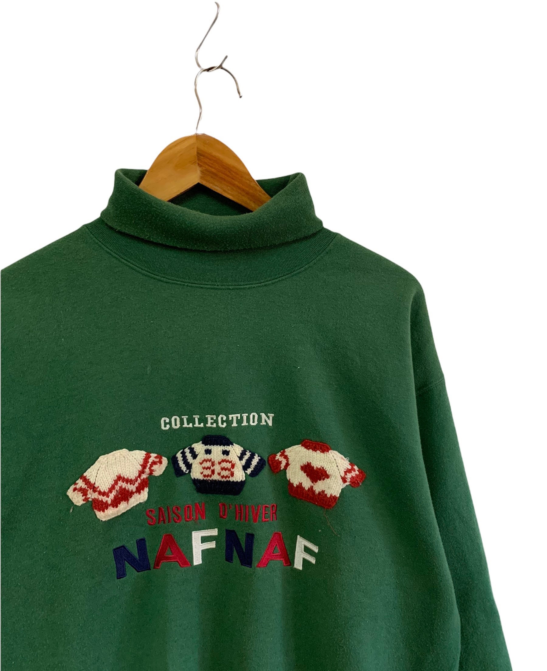 Vintage Naf Naf Sudadera Naf Naf Art Design Sudadera Tamaño XS -  España