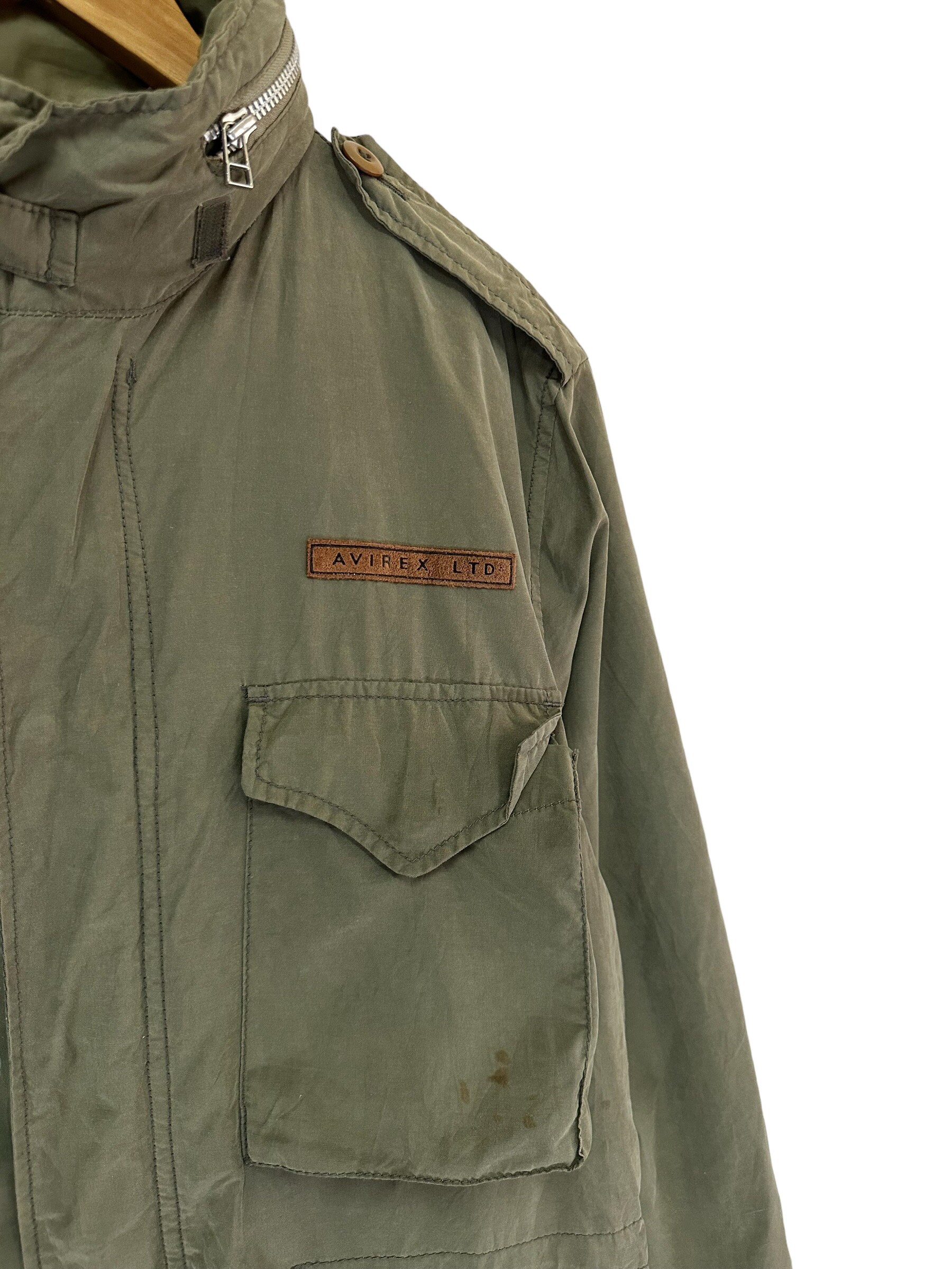Vintage Avirex Usn Military Jacket Flight Equipment Medium Size - Etsy