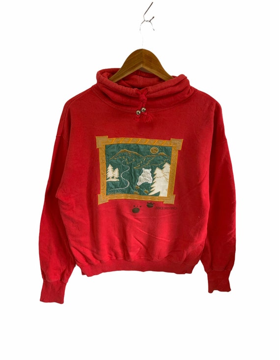 Vintage 90s 00s Black Printed Graphic Workwear Sweatshirt Jumper Pullover XXL