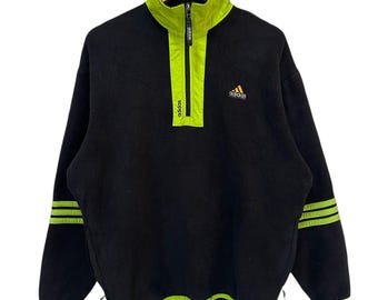 ウェア 90s adidas black pullover Vintage 90s Adidas Sweatshirt Adidas Crewneck Adidas Sweater