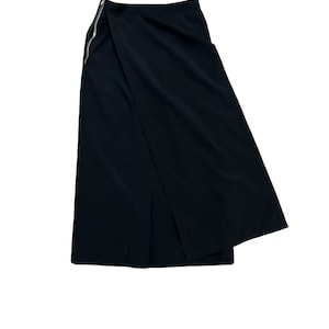vintage ys yohji yamamoto asymmetrical design mid skirt japan designer